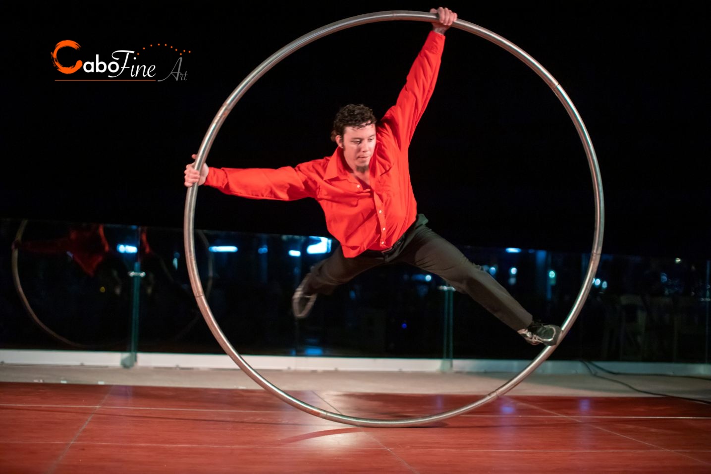 cabo fine entertainment cirque show cyr wheel